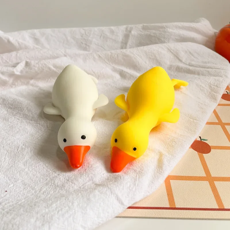 Kawaii Stretch Squeeze Duck Fidget Toy Soft Animal Goose Vent Toy Adults Stress Relief Antistress Decompression Toy