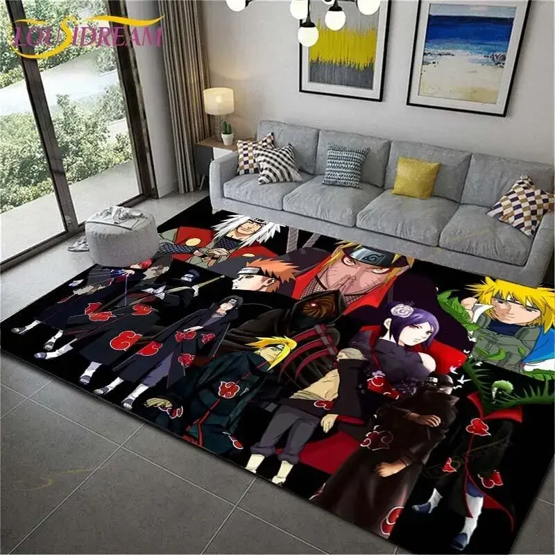 Anime Rugs for Living Room Comfortable Carpet Soft Floor Mat Rugs for Bedroom Mat Area Rug Home Large Furry Mat Ninja Mat