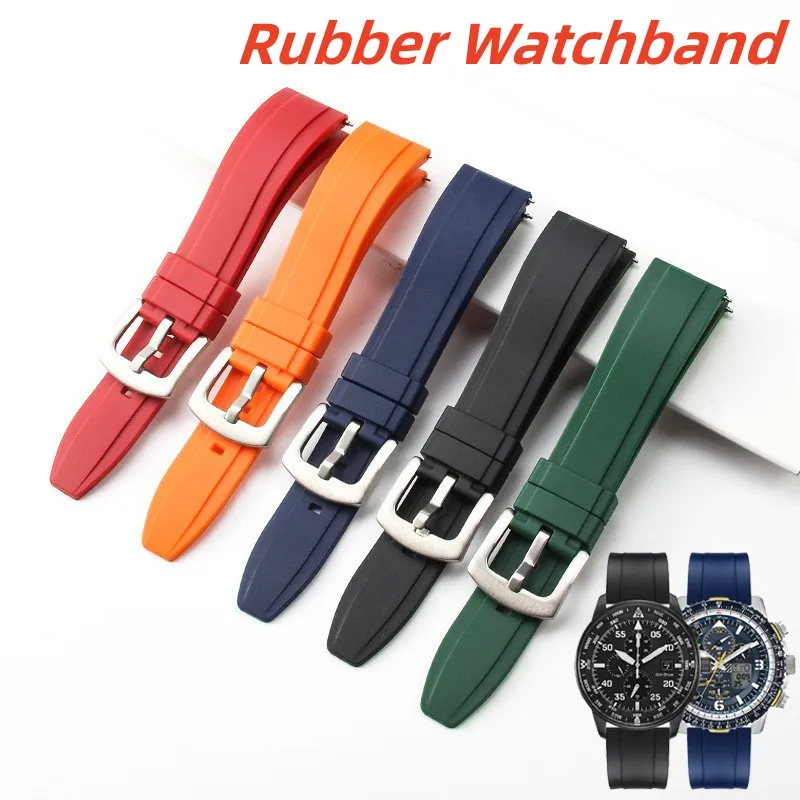 

Premium Silicone Watch Band Fast Release Rubber Watch Strap 20mm 22mm Waterproof Strap Watch Replacement Watchband