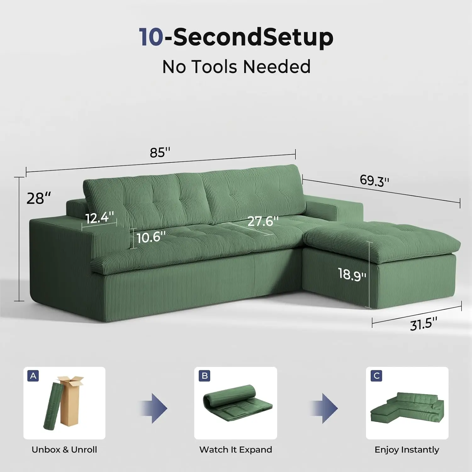 Thumbnail 2 - #43 Best Rated Modular Sectional Sofas to Buy in 2026