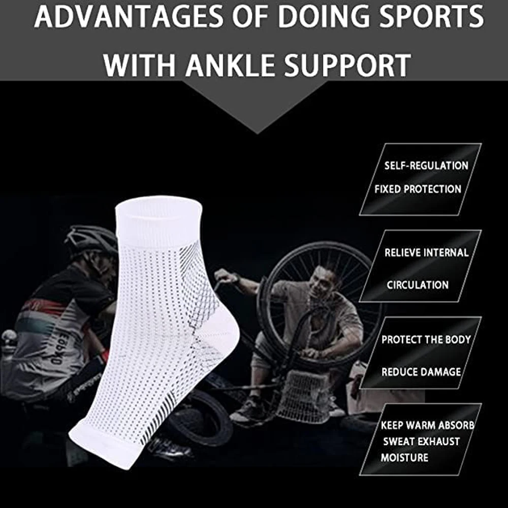 1Pair Neuropathy Soothe Socks Compression Socks For Women Ankle Compression Sleeves Braces Arch Support,Nano Soothesocks For Men