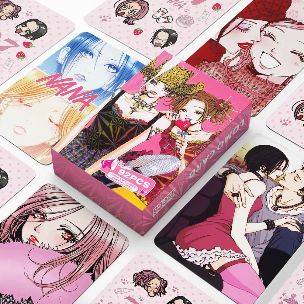 30/92 Stück Japanische Manga NANA HD Fotokarten-Album Komatsu Nana & Oosaki Sammelbare LOMO-Karten Fan-Geschenkset