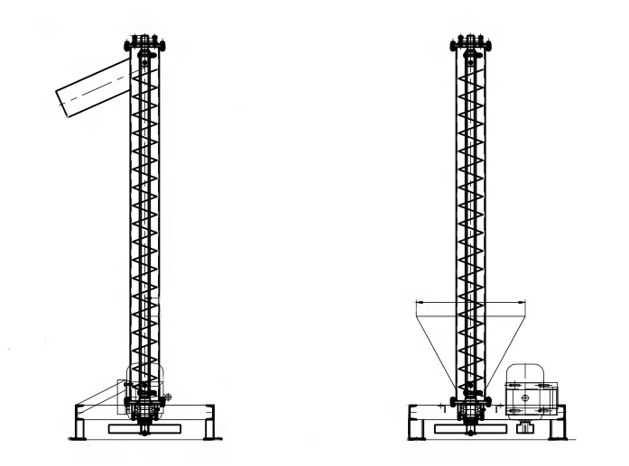 exquisite Handwerkskunst, elektrischer Lift-Transferpulver, Spiralschraubenförderer, Fördergeräte für Pulver