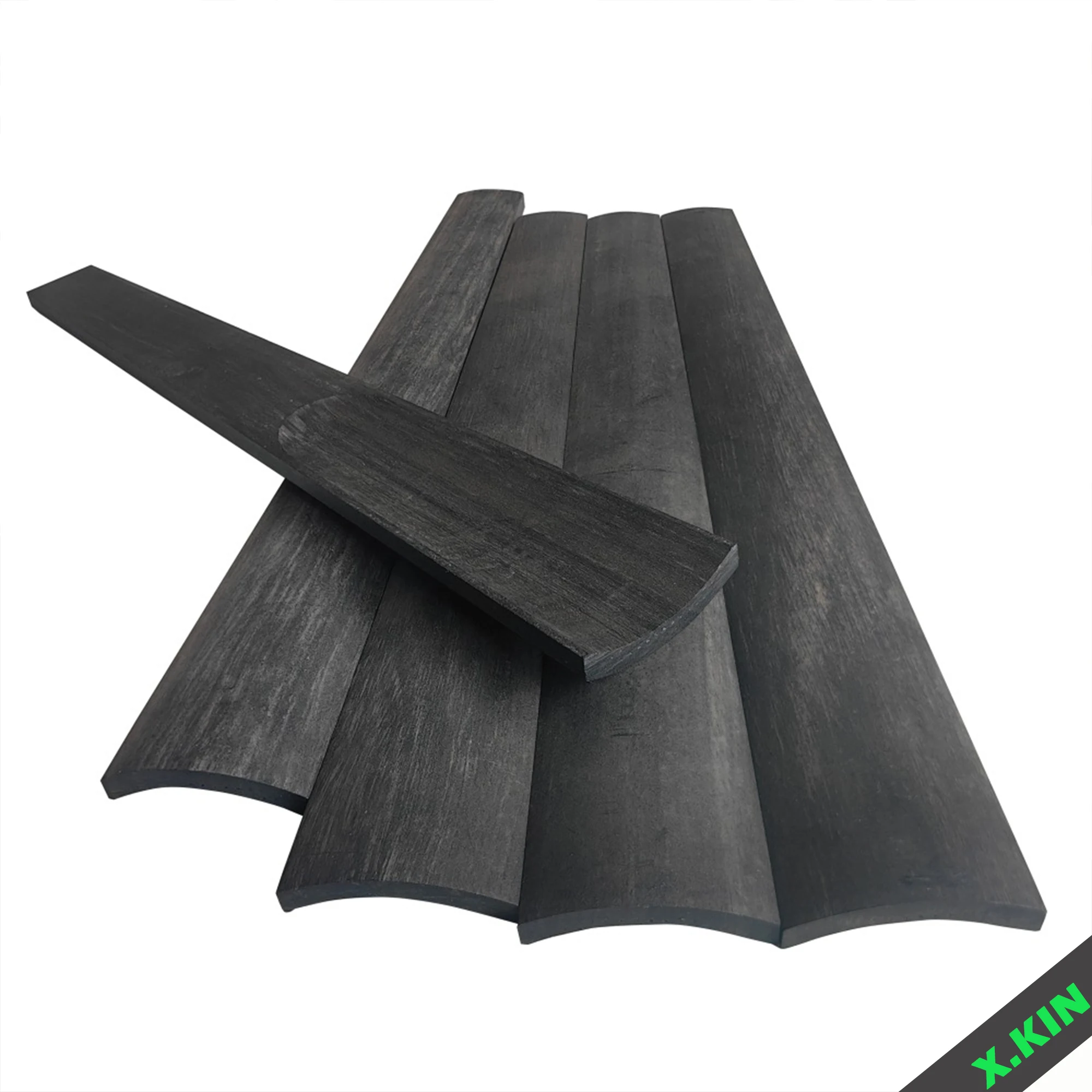 

Ebony Violin Fingerboard All Size Handmade Multi-Purpose Solid Wood 1/8 1/4 1/2 3/4 4/4 Violin Parts and Accessories