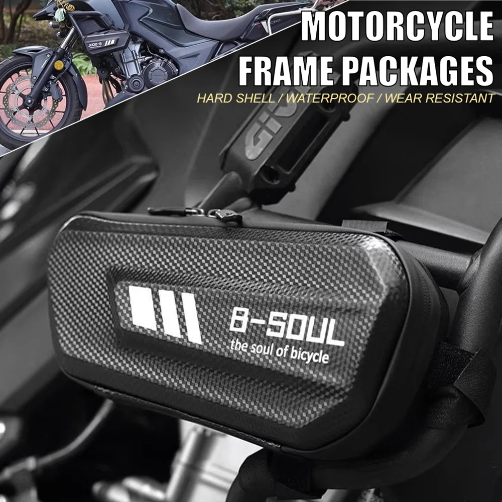 

Waterproof Motorcycle Frame Packages MTB Bike Side Bag Motorcycle Saddle Bag Cycling Front Top Tube Bag Cycling Motor Accessorie