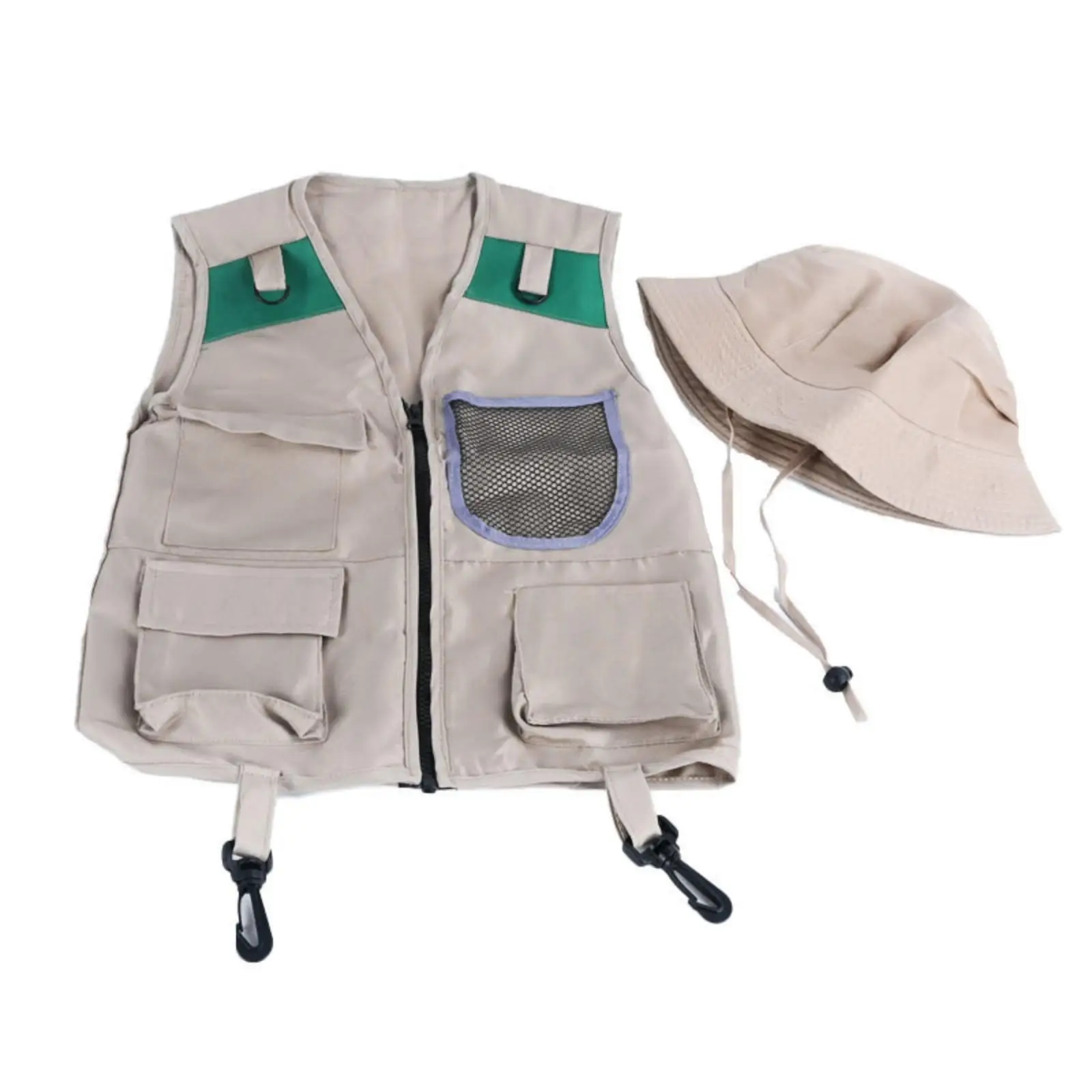 conjunto-de-colete-e-chapeu-para-criancas-ideal-para-brincar-ao-ar-livre-equipamento-leve-para-exploradores-com-bolsos