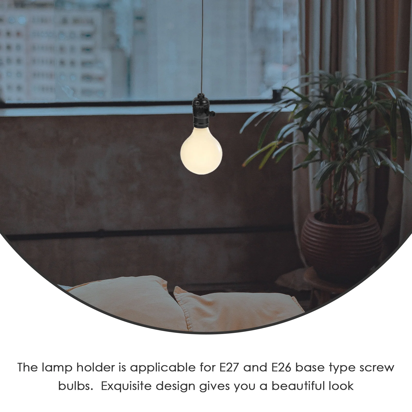 E27 E26 حامل مصباح خمر ضوء لمبة قاعدة صلابة عالية مقبس آمن صالح لطاولة السقف الجدار طقم تصليح المصباح #1