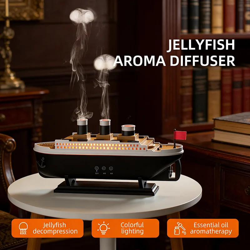 

Ультразвуковой увлажнитель-аромадиффузор для дома и спальни с дистанционным управлением, бесшумный, с холодным туманом