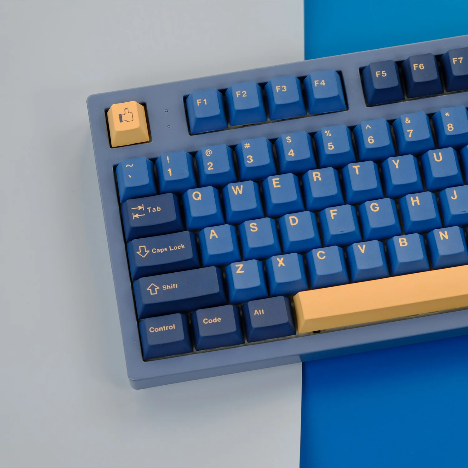 129 teclas Matrix Azul 01 tema Keycap Cherry Profile PBT Dye Sub Anime juegos Keycaps para Cherry MX Switch DIY Teclado mecánico