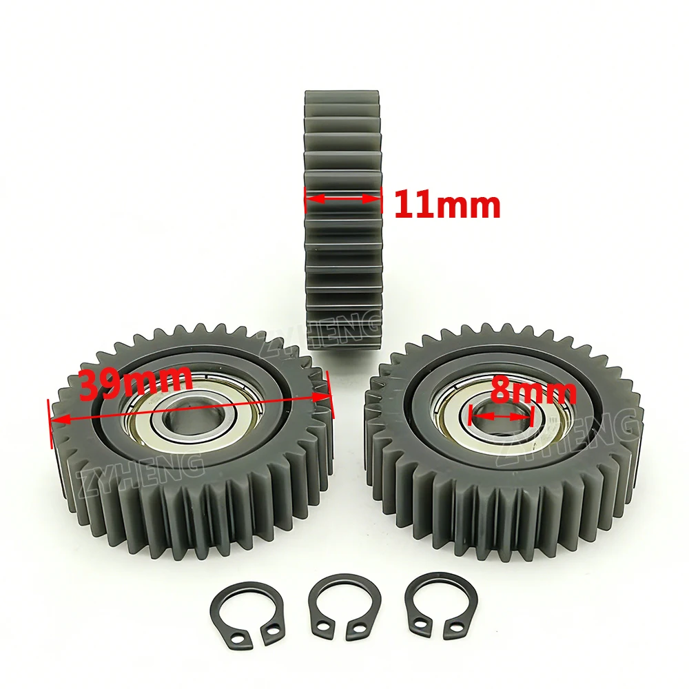 37T E-Bike Getriebe-Kit Planetengetriebe aus Nylon 39x11mm mit 608Z Lagern für Faltrad 250W 350W Elektrofahrrad Nabenmotor – Detail 2