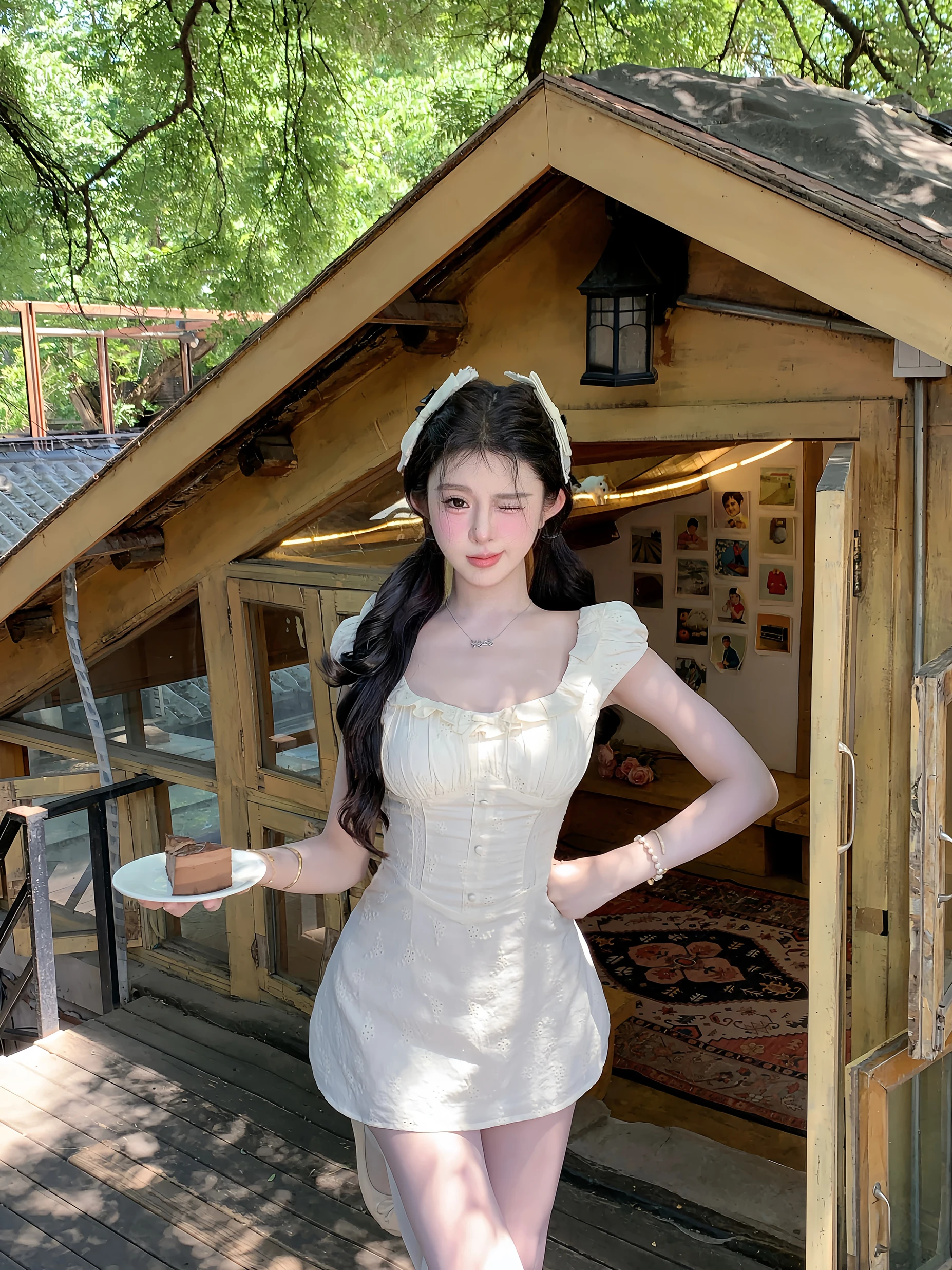 

Swan White Rose Slimming Summer Dr E25Q495 High Waist A-Line Gown Pure Desire Sle Invisible Zipper Bal Svel