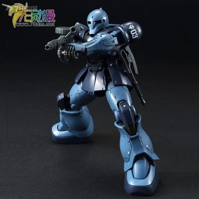 Bandai Original ชุด GUNDAM HGGTO MS-05 ZAKUI [BLACK TRI-STARS] 1/144 อะนิเมะประกอบของเล่นชุดของขวัญสําหรับชาย
