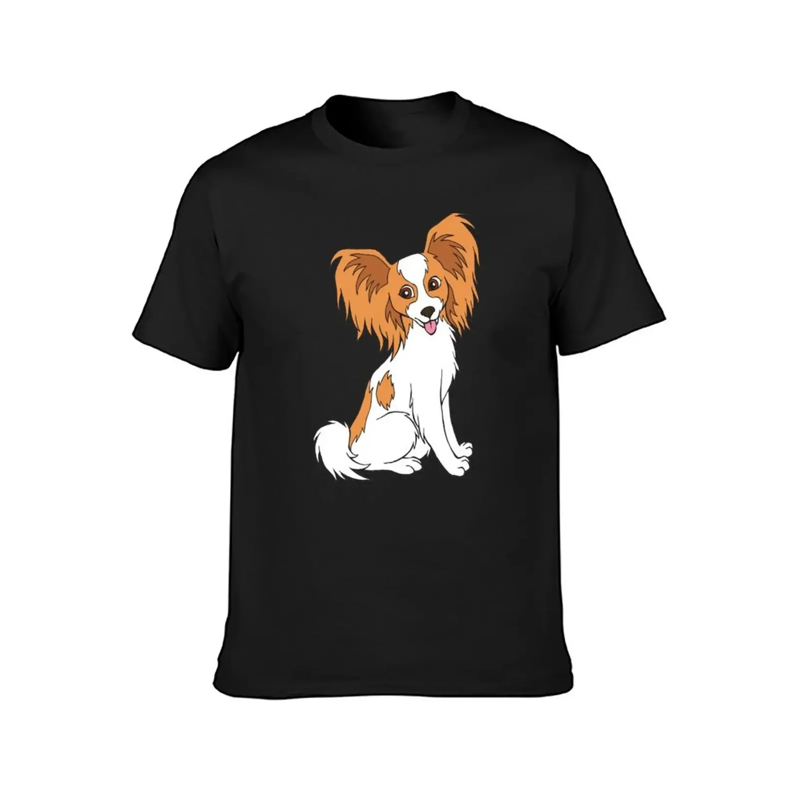 Papillon Puppy T-Shirt boys whites custom t shirt graphic t shirt vintage anime shirts men graphic