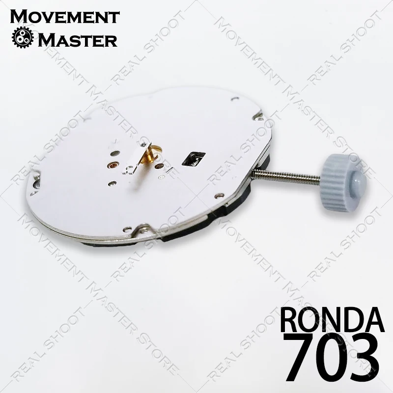 Movimento dell'orologio al quarzo Ronda 703 23,9 mm 3 lancette n. 371 Batteria per la sostituzione della riparazione dell'orologio Parti svizzere di alta qualità
