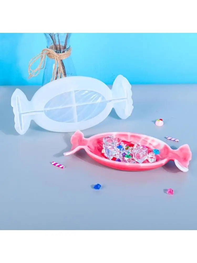 

Кристаллическая форма для эпоксидной смолы, тарелка для конфет, силиконовая форма для литья, инструмент для изготовления поделок