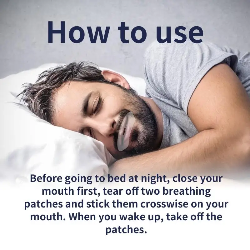 Sleep Patches Relax Your Breathing And Improve Sleep Help Prevent Snoring Relieve Stress And Promote Restful Sleep