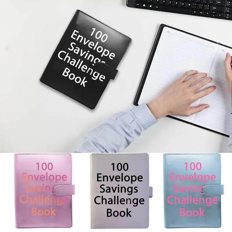 

100 Envelope Challenge Binder Savings Challenges Book Budget Book With Cash Envelope Ash Envelope Binder For Home Office School