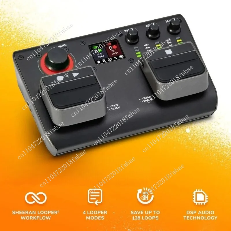 4 Looping Modes, LED Screen.,Dual Pedal for Guitar, Bass, Keyboard, Vocals Etc. 128 - Loop Storage