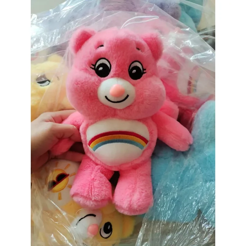 Miniso Care Bears Series Soft Plush Doll 27cm Kawaii Cute Anime Peripheral Plush Toy Children Birthday Gift