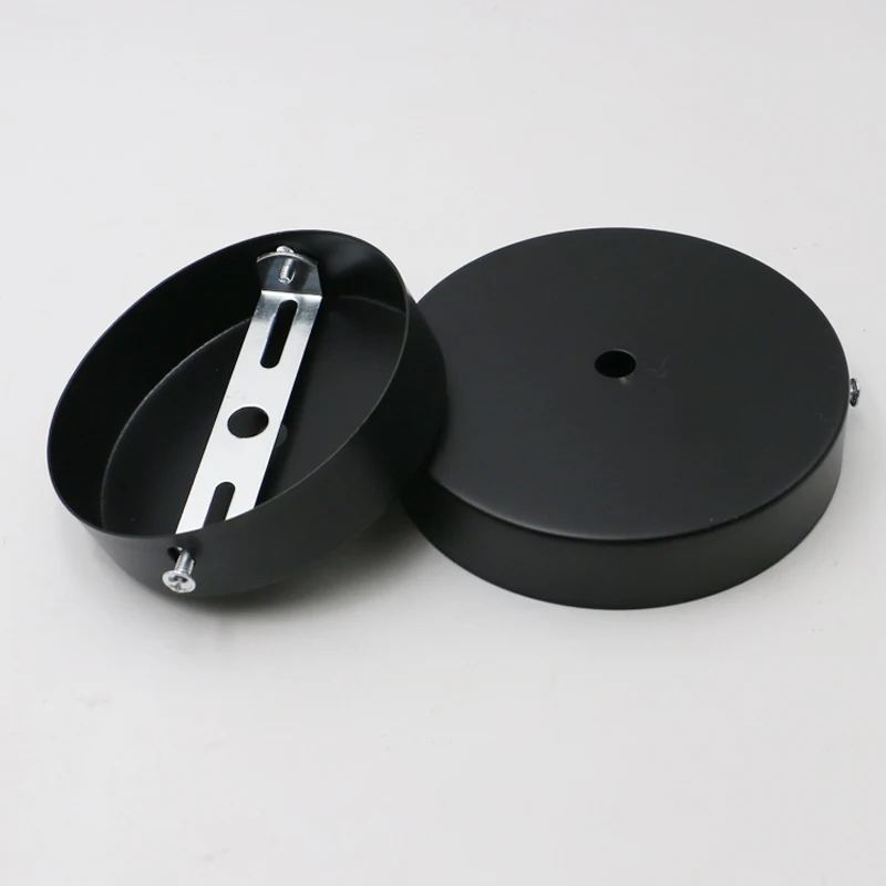

Black disc, copper natural color top plate, white side hanging plate, 11.5x40cm round tube, 16x500mm hollow tube