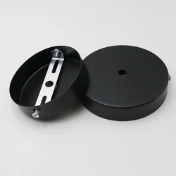 Black disc, copper natural color top plate, white side hanging plate, 11.5x40cm round tube, 16x500mm hollow tube