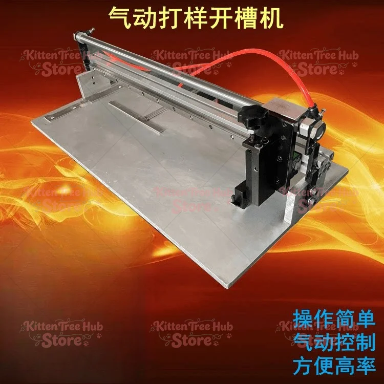 New Manual Slotting Sampling Machine Gift Box Gray Cardboard