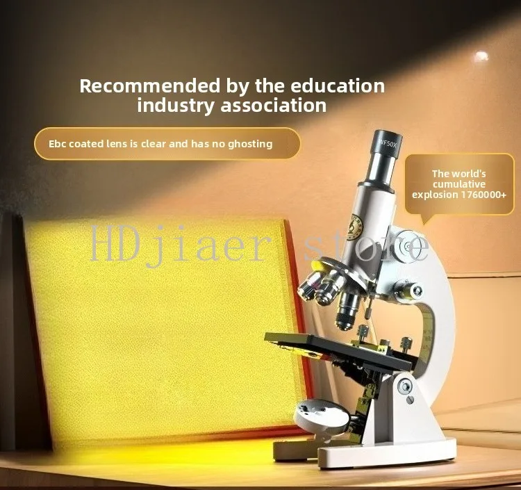 

Optical microscope, biological science laboratory, specialized bacterial sperm for primary and secondary school students