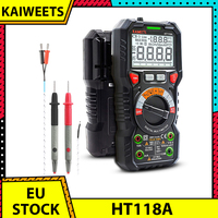 KAIWEETS HT118A Digital Multimeter TRMS ,6000 Counts, Voltmeter, Auto-Ranging, Accurately Measures Voltage Current Amp resistan