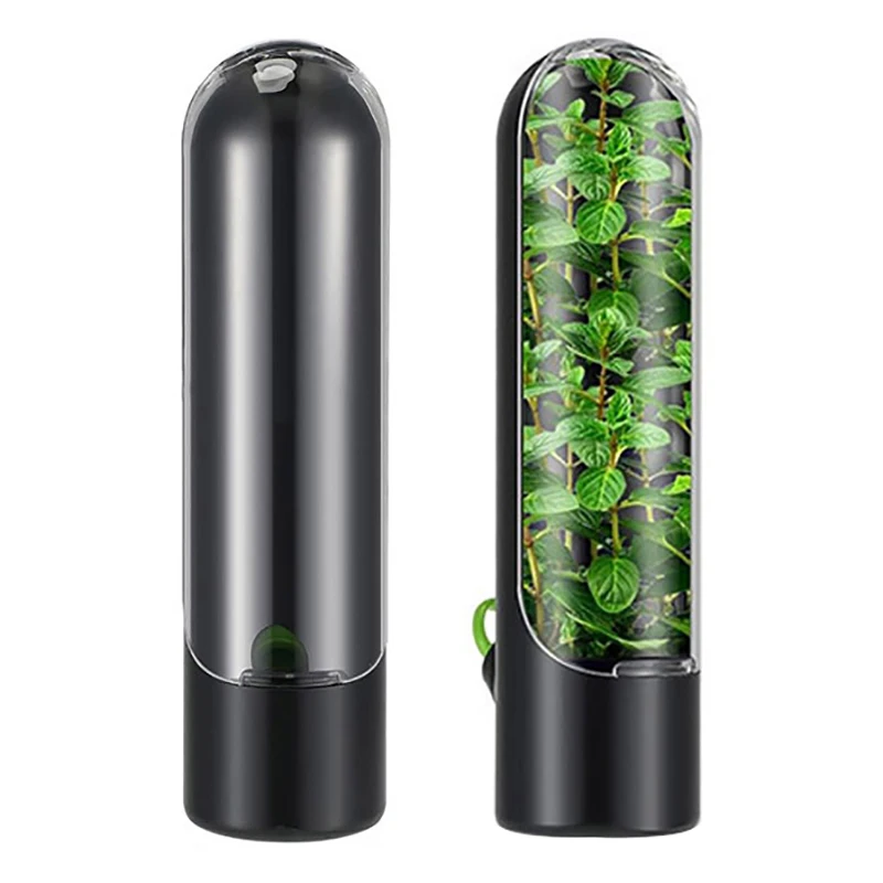 1PCS Herb Keeper Herb Storage Container Plastic Savor Preserver For Cilantro Mint Parsley Asparagus Chives Posemary