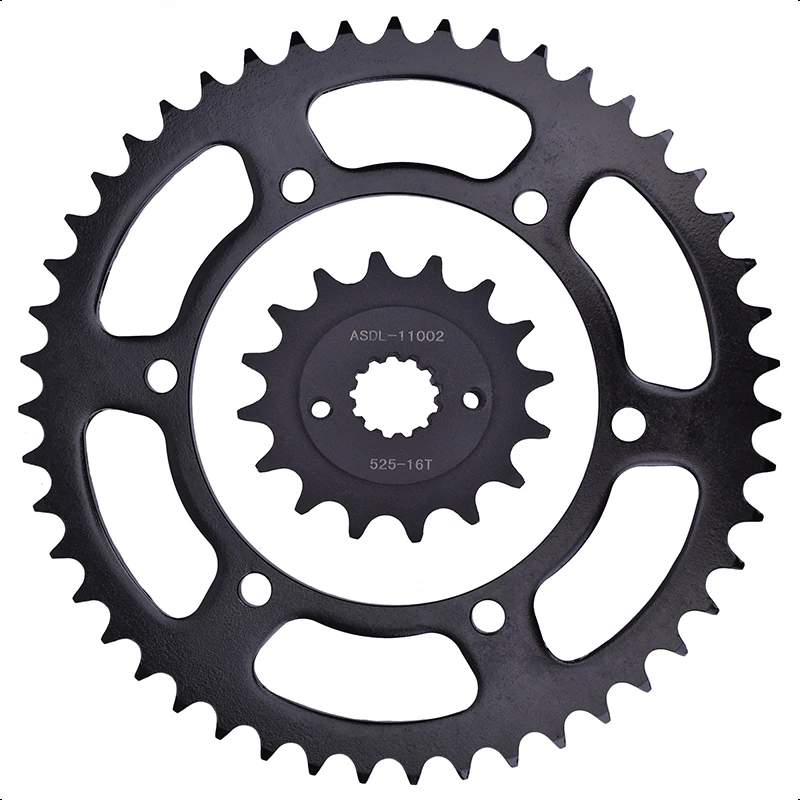 525 16T 47T 525-16T Front Rear Sprocket Gear Staring Wheel For HONDA XL600 XL600V Transalp PD06 XL700 XL700V XL700VA XL 600 700