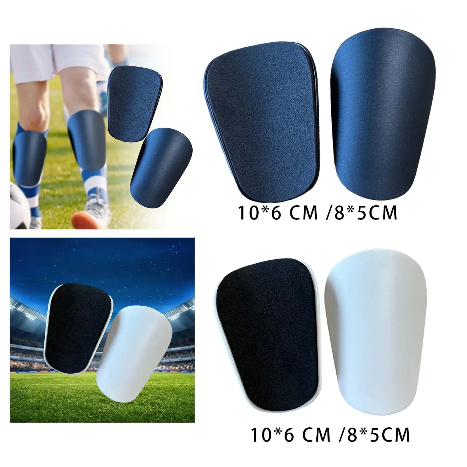 Compact Football Shin Guards for Enhanced Protection During Sports Activities