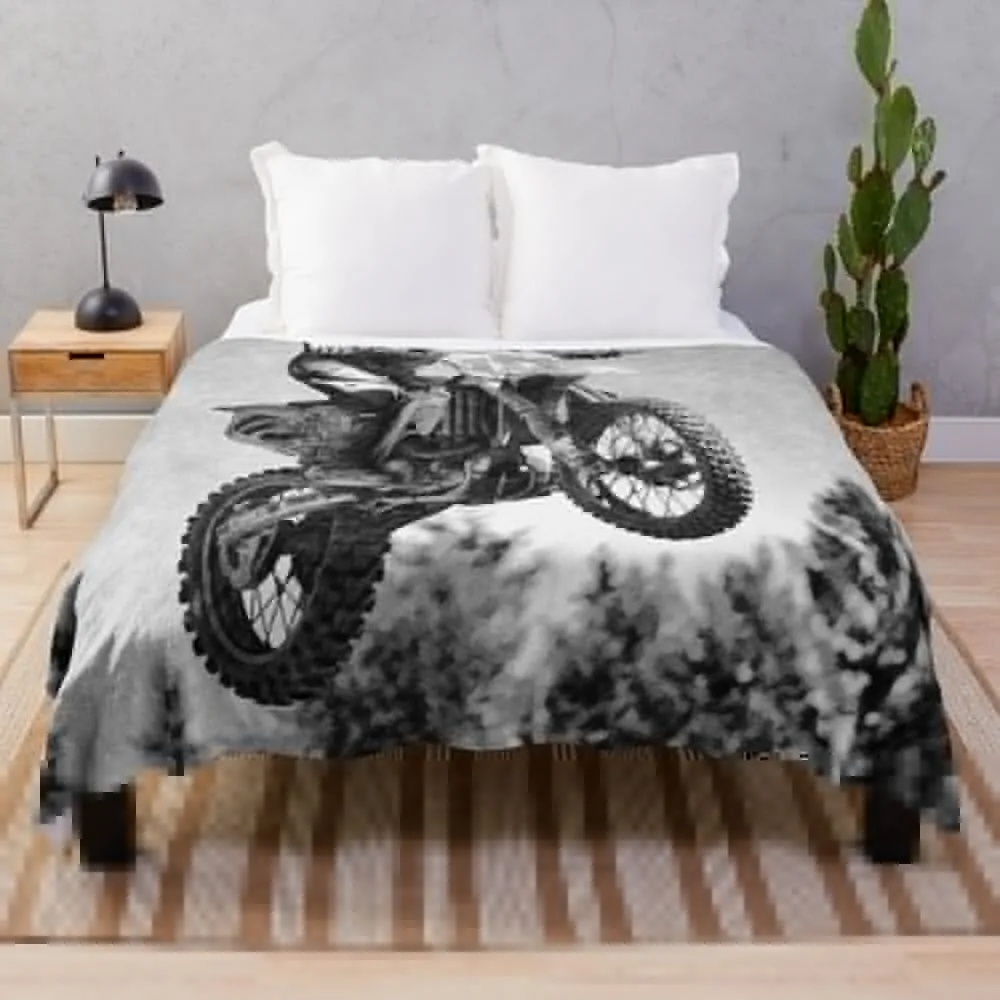 

Got Some Air! - Motocross Racer Throw Blanket Loose Giant Sofa anime Blankets