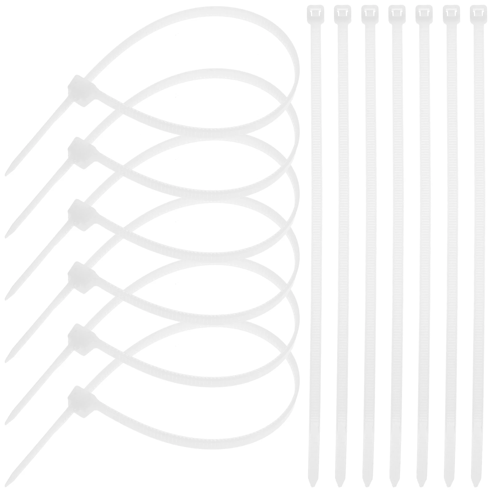 

500 шт. кабельные стяжки, сверхмощный проводной органайзер, нейлоновые стяжки PA66, фиксирующий шнур для садовых растений, поддержка ветвей