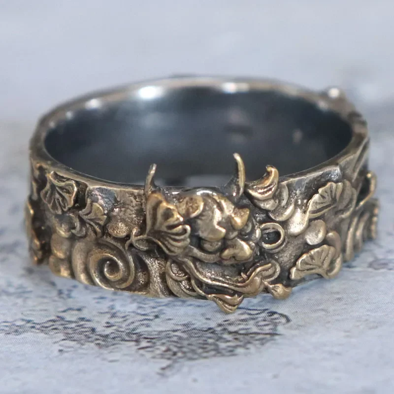 

10g Divine Might The mountain-splitting power of the Giant God is condensed into this Womens Rings 925 Solid Sterling Silver