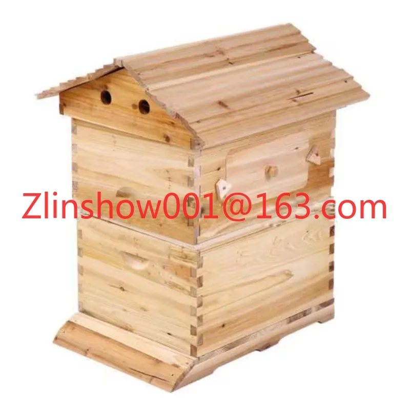 Factory Price Automatic Beehive & 7 Auto Frames China Fir Wax Coated Self Automatic Bee Hive