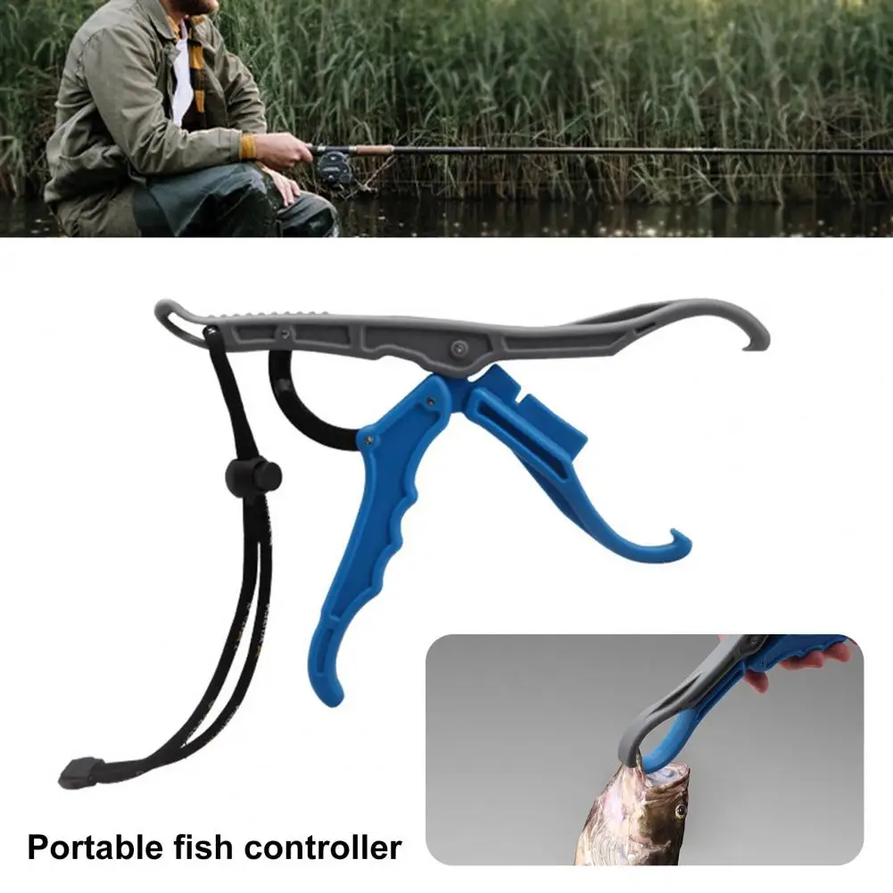 Fish Gripper Ergonomic Handel Floating Fish Mouth Lip Grabber Fish Control Clamp Pliers Catcher Tong Fishing Accessories 고기잡이