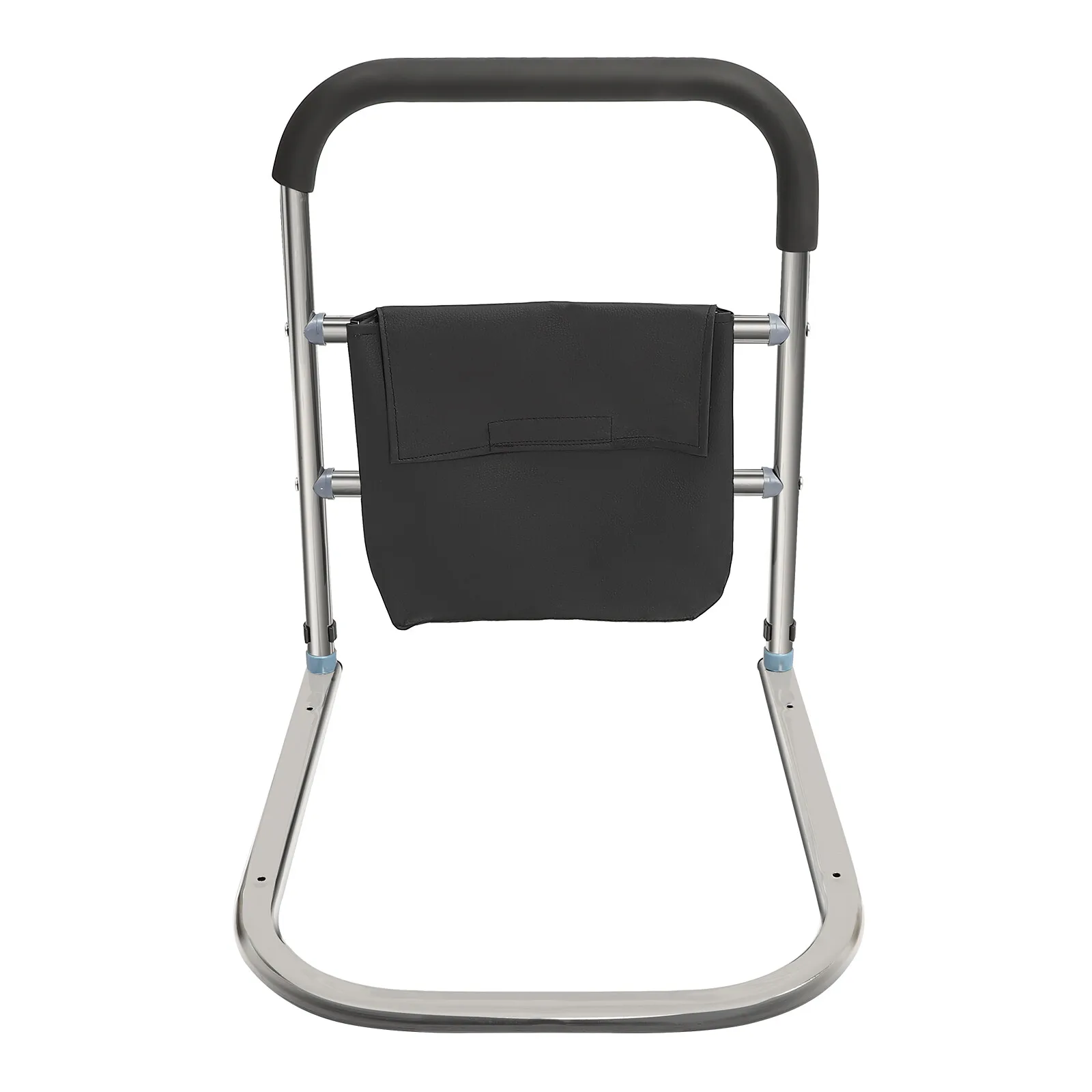 Bettgitter für ältere Erwachsene, Nachttisch-Fall, verhindert Haltegriff für ältere Bettunterstützung, passend für alle Bettes, Schwarz, Silber, L-förmig