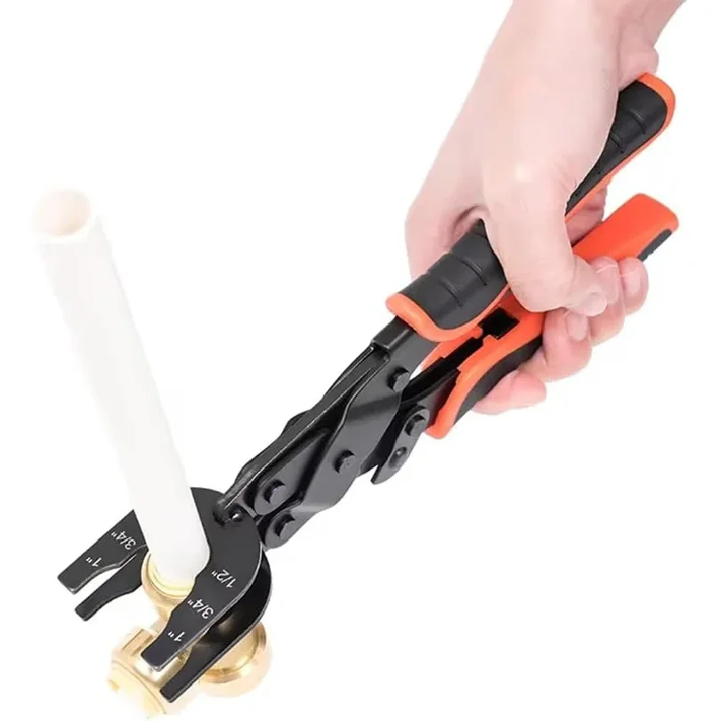 HUHAO 3-in-1 Push Connect Disconnect Tongs One Hand Tool for 1/2