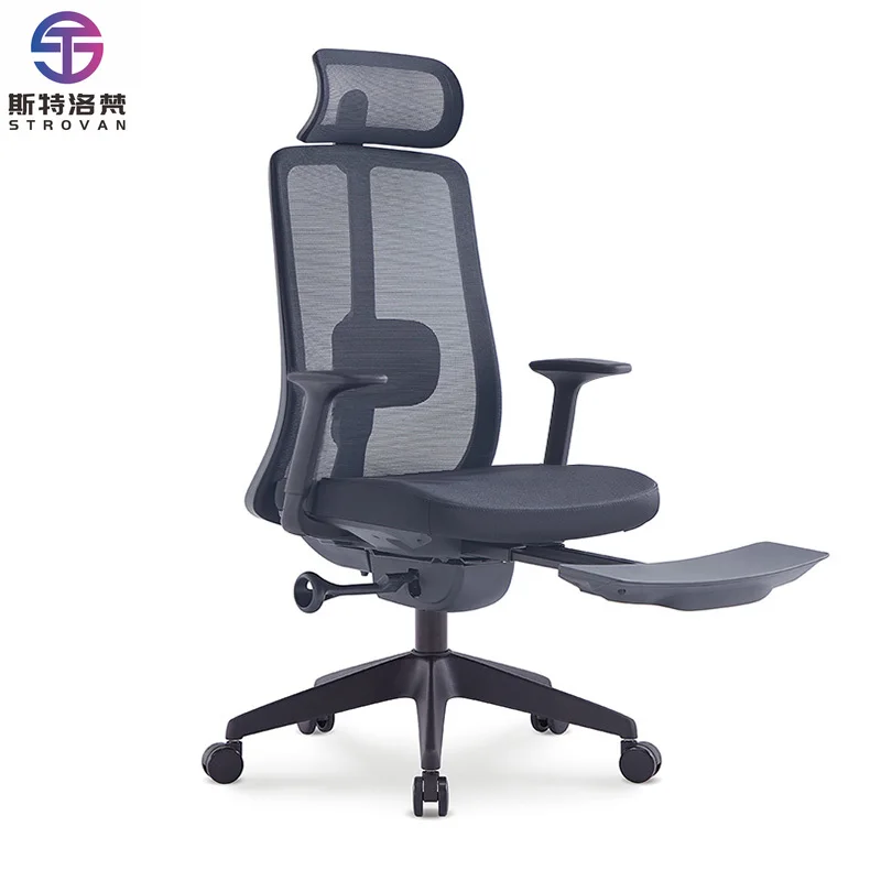 

Popular Design High Back Swivel Ergonomic Design Mesh Manager Reclining Executive Office Chair With Headrest