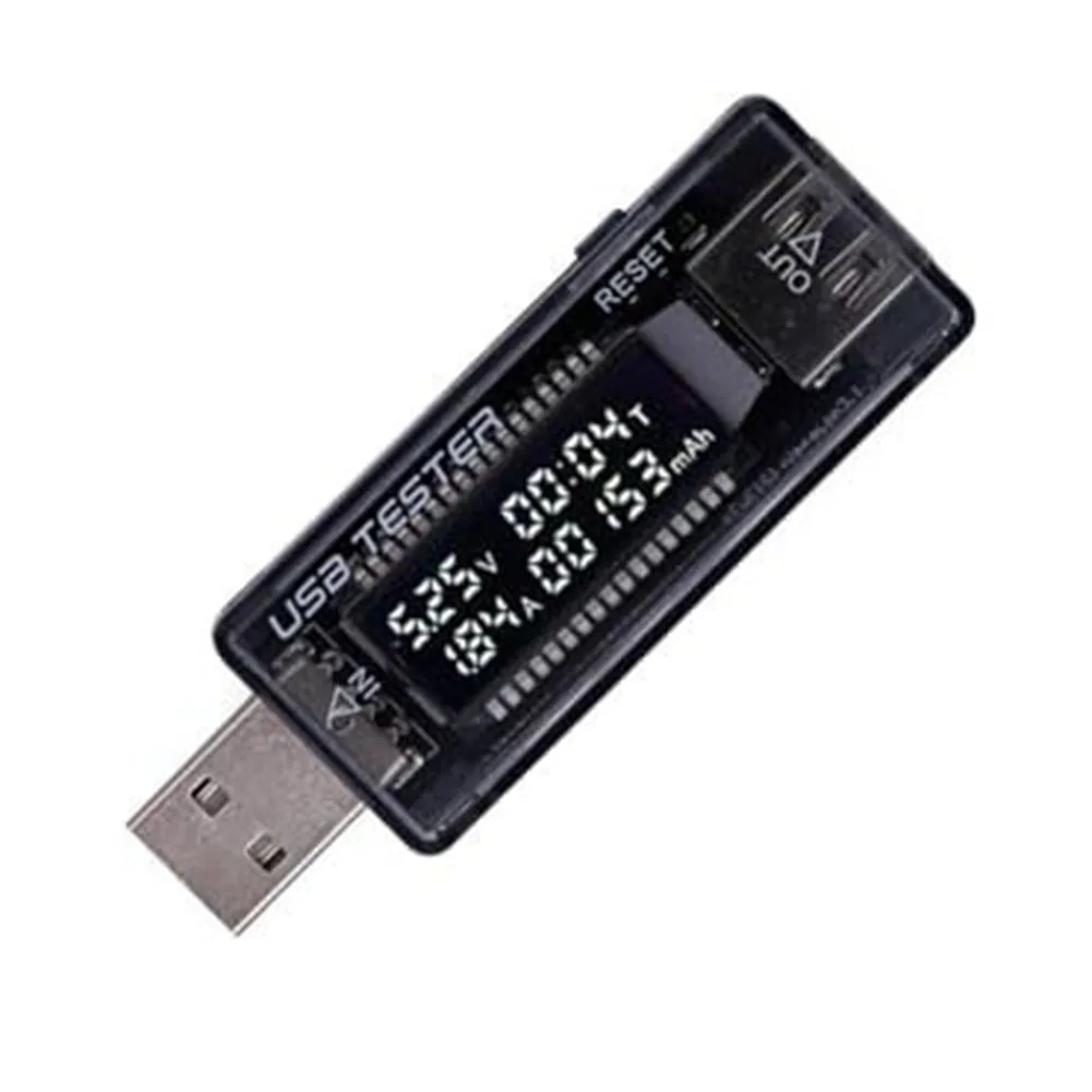Current And Voltage Analyzer USB Power Tester Voltage Current Meter Discharge Capacity Measurement Memory Function Display