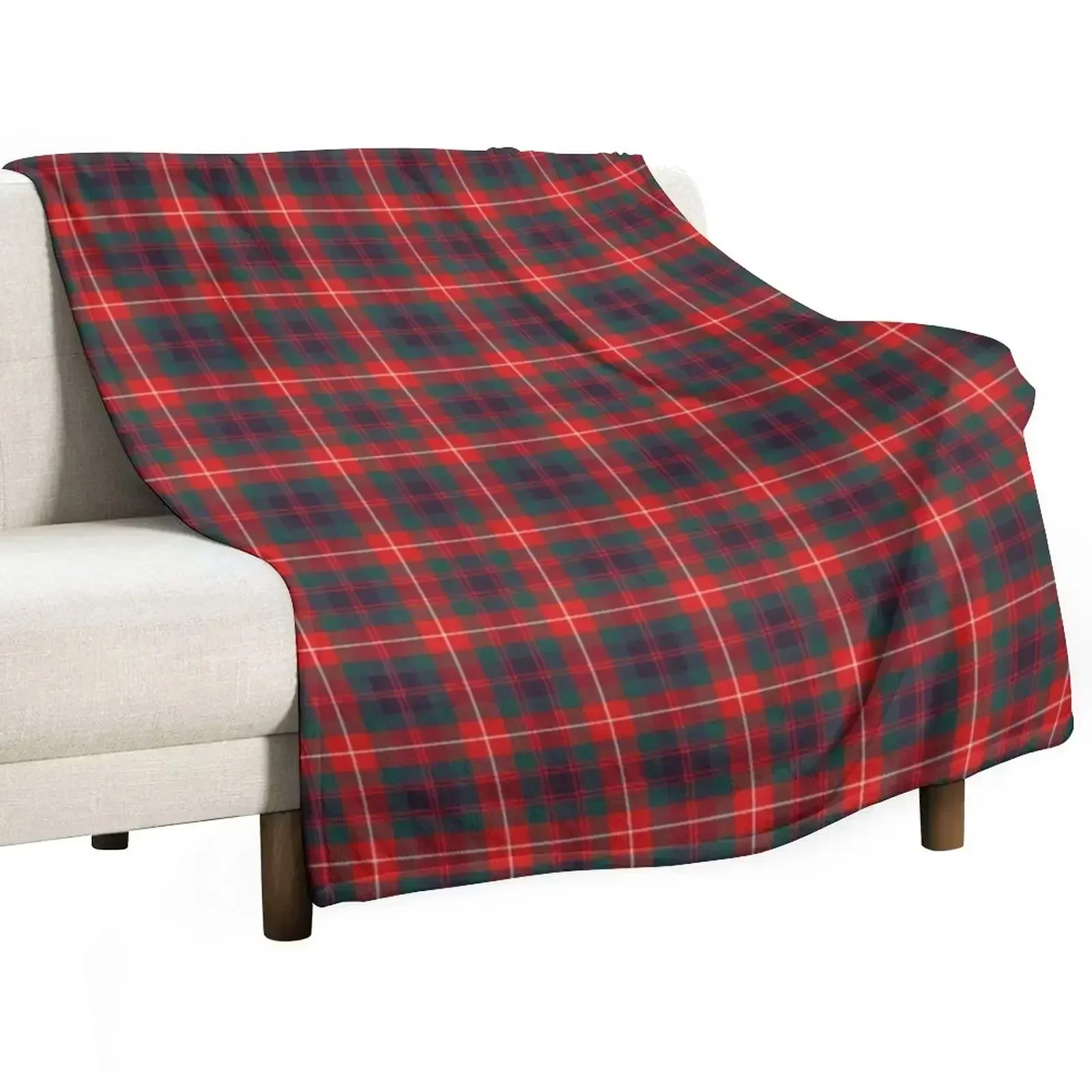 Clan Fraser of Lovat Tartan Throw Blanket Thermals For Travel Winter beds Furrys Blankets