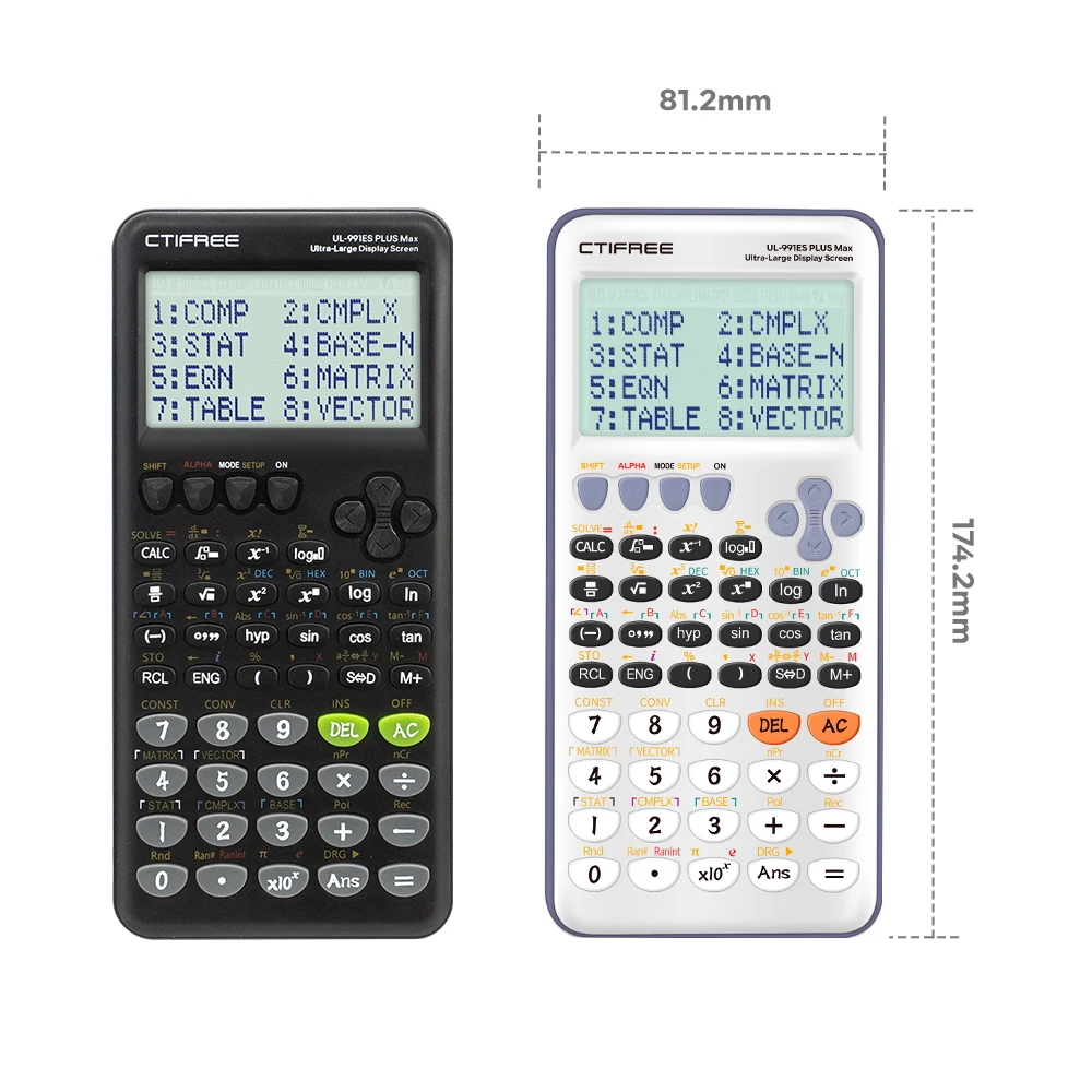 Free water-based pen - large screen scientific function calculator -417 multifunctional, designed specifically for student exams