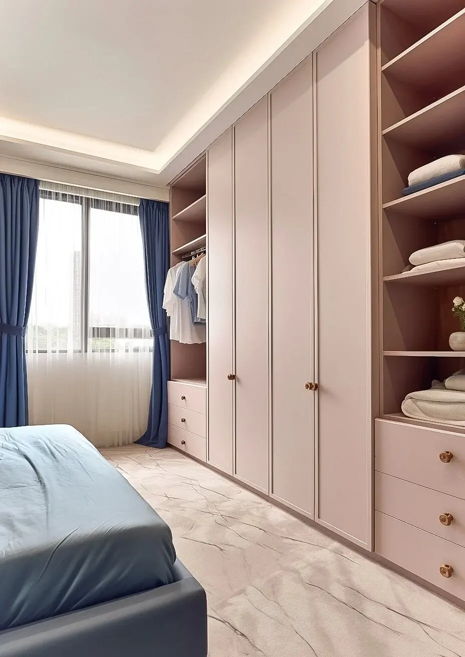 Modern Bedroom Wardrobe Ultra-High Export Rate Hypo-Allergenic Customized Environmentally Friendly Durable Storage for Hotel