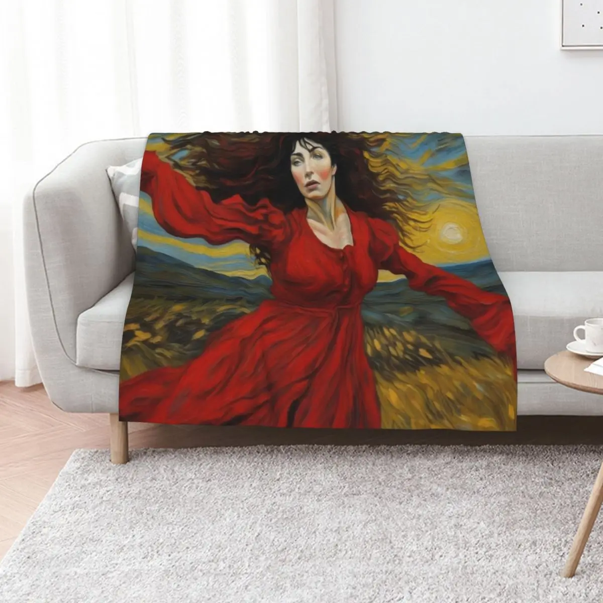 Kate Bush Throw Blanket Air Conditioner Soft Blanket for Office Home