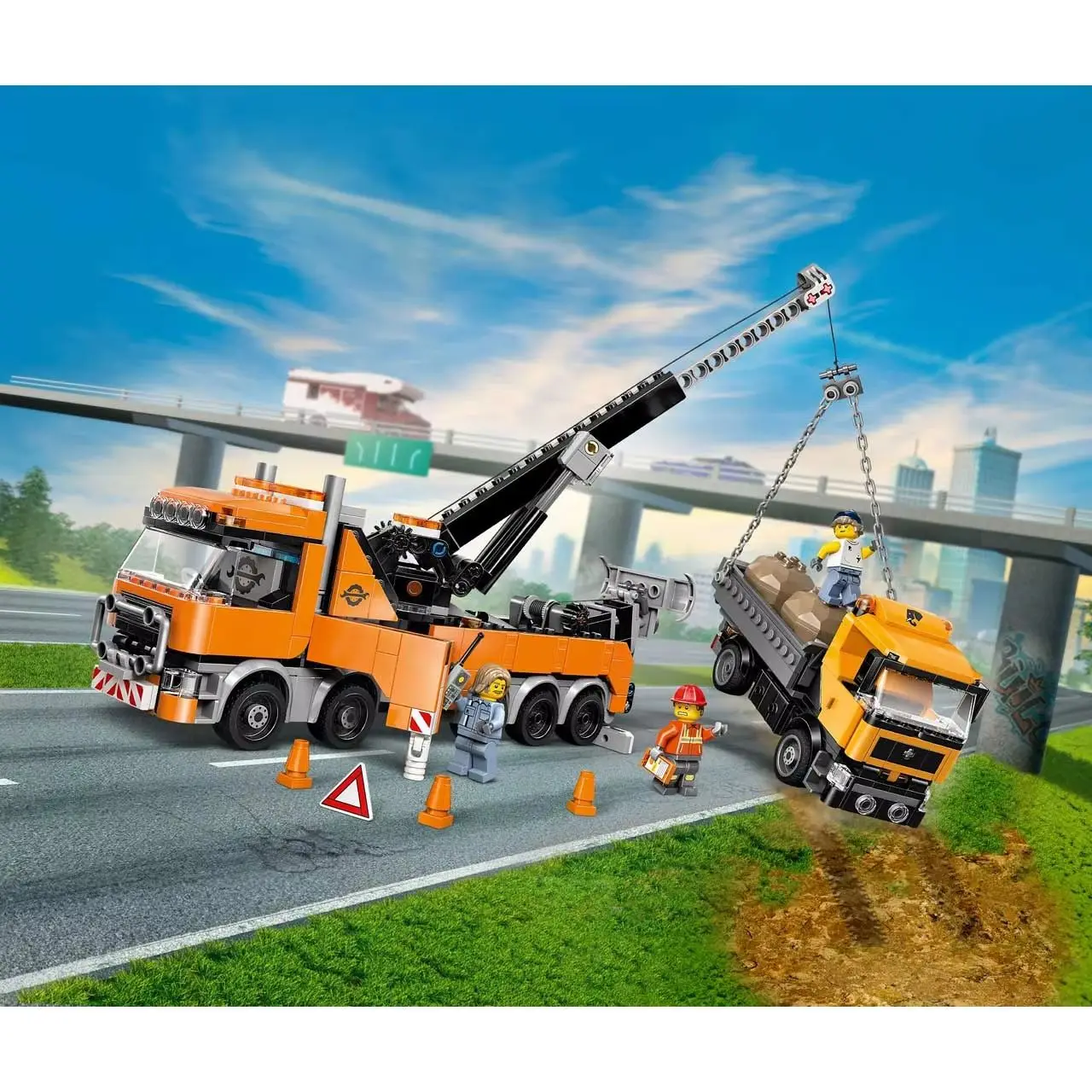 793 novos produtos (em estoque) Trailer City Rescue 60467 adequado para adultos e crianças presentes de aniversário de Natal brinquedos de quebra-cabeça