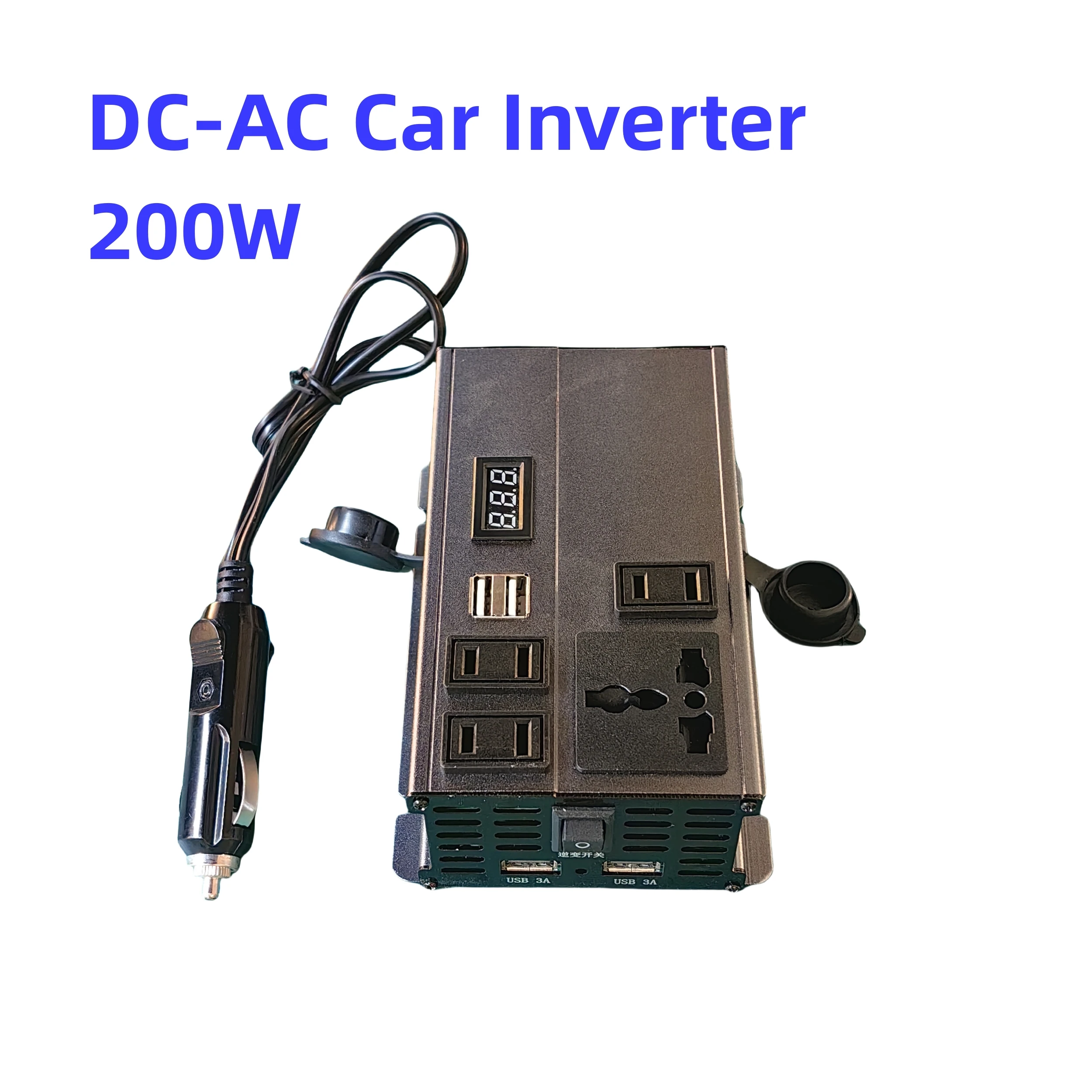 200W 12VDC to 220VAC  Modified Sine Wave DC AC Car Inverter  Home Inverter