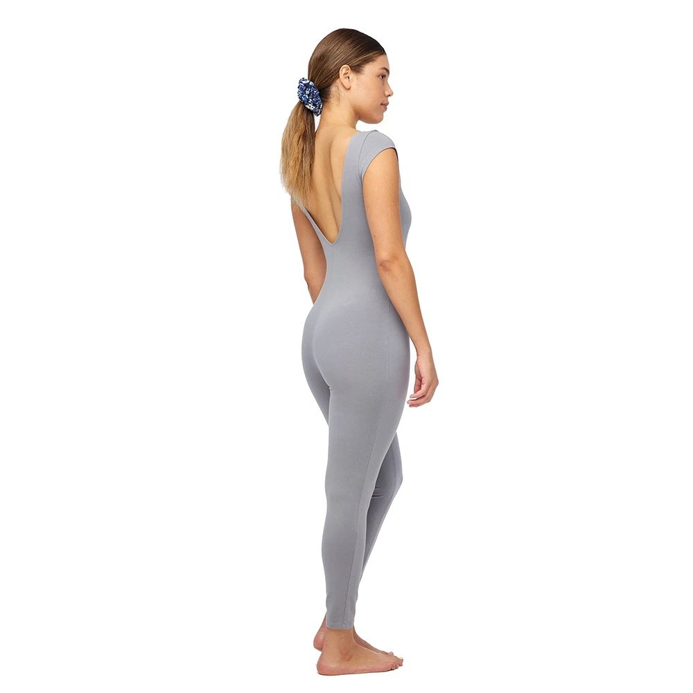 Yoga-jumpsuit uit één stuk, korte mouw, open rug, slim fit, sportoutfit, panty's, sneldrogend, heuplift, gym-fitnesskleding