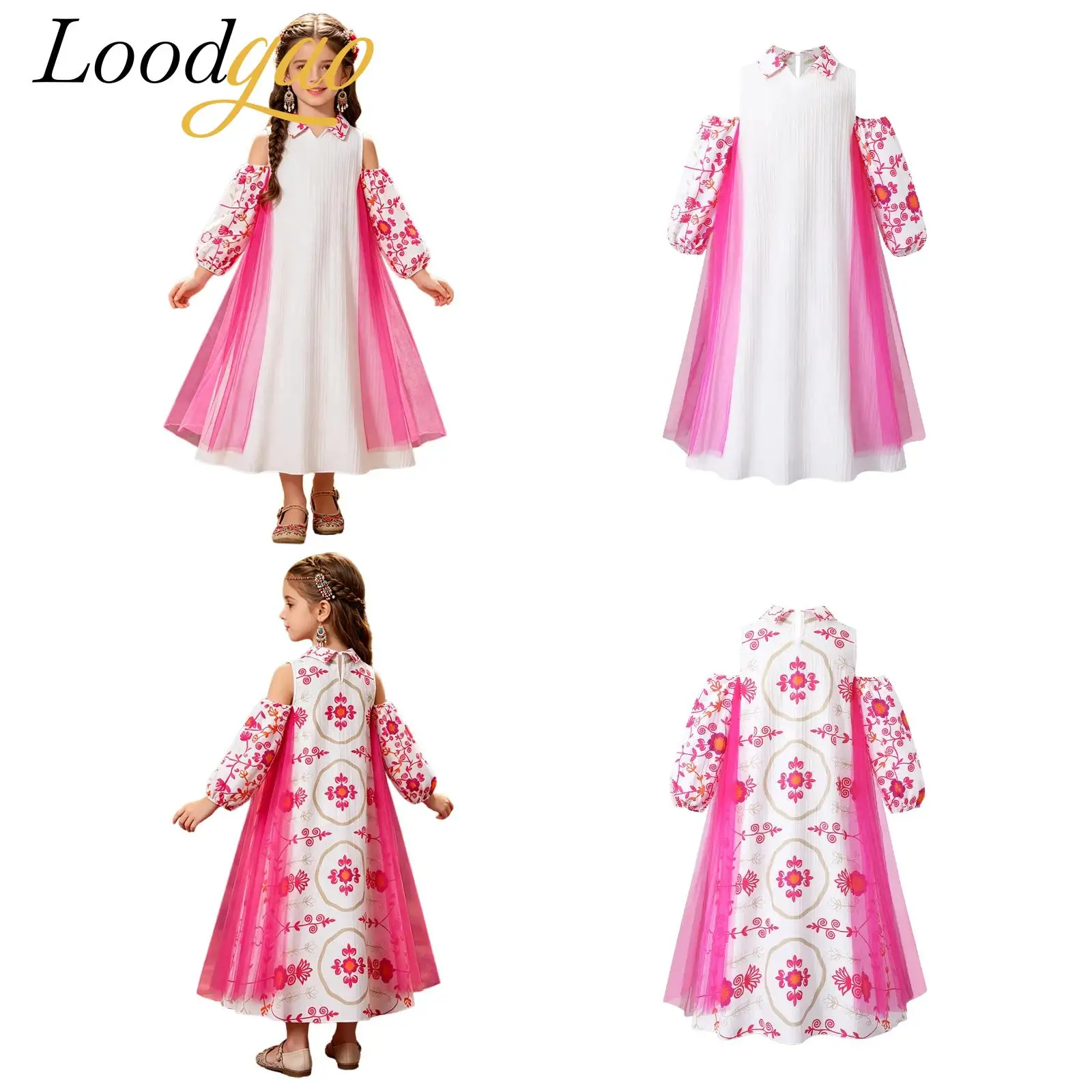 

Middle East Dress Ethnic-style Outfits Girls Stage Performance Cosplay Princes Carnival Costume Islamic Festival Clothing