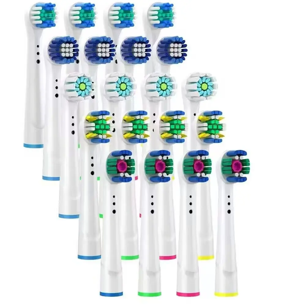 Testina di ricambio da 20 pezzi per testine orali B testine per spazzolino per Braun Oral-B D12 D16 ugelli Junior Vitality D20 DB4510 /6500