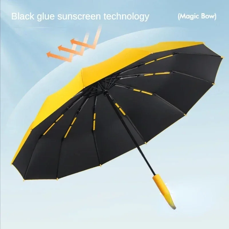 72 Bone Super Strong Windproof Automatic Folding Men Umbrella Reinforced Large Rainproof Sun Protection Umbrellas Women